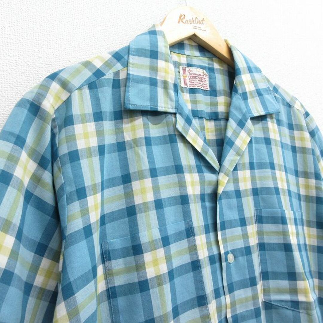 TOWNCRAFT - XL☆古着 タウンクラフト 半袖 ビンテージ シャツ TOWNCRAFT - XL☆古着 タウンクラフト 半袖 ビンテージ シャツ