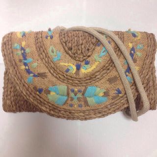 アナザーエディション(ANOTHER EDITION)の春夏＊刺繍クラッチバッグ(クラッチバッグ)
