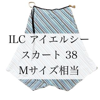 ILC アイエルシー スカート 美品 38 Mサイズ相当(ひざ丈スカート)