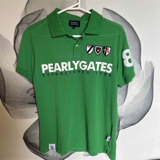 パーリーゲイツ(PEARLY GATES)のパーリーゲイツ ゴルフウェア ポロシャツ メンズ  サイズ４(Tシャツ/カットソー(半袖/袖なし))
