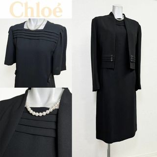 クロエ(Chloe)の■【美品】クロエ　東京イギン　高級喪服礼服　タックプリーツ(礼服/喪服)