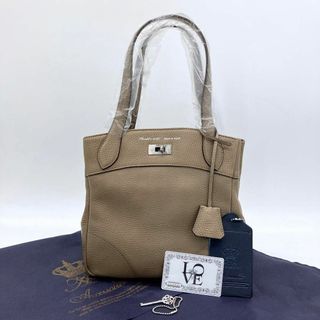 A.D.M.J. - 美品【ADMJ】ハンドバッグ　レザー　シルバー金具　ブラウン系　自立