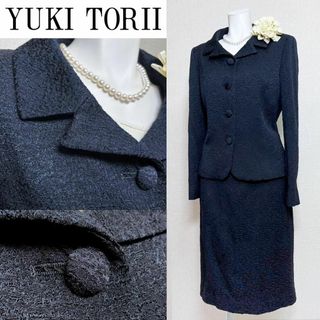 ユキトリイインターナショナル(YUKI TORII INTERNATIONAL)の◆当日発送可能【美品】ユキトリイ　セレモニースーツ　綿とトリアセテート混(スーツ)