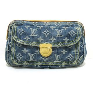 ルイヴィトン(LOUIS VUITTON)のLOUIS VUITTON(ルイヴィトン) ウエストポーチ モノグラムデニム バムバッグ M95347 ブルー モノグラムデニム(ボディバッグ/ウエストポーチ)