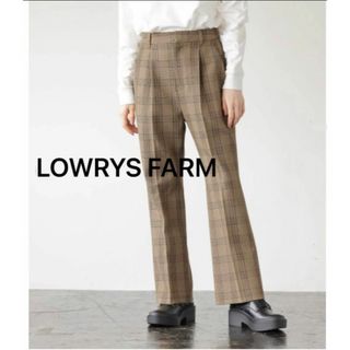 LOWRYS FARM - LOWRYS FARM チェック スラックス