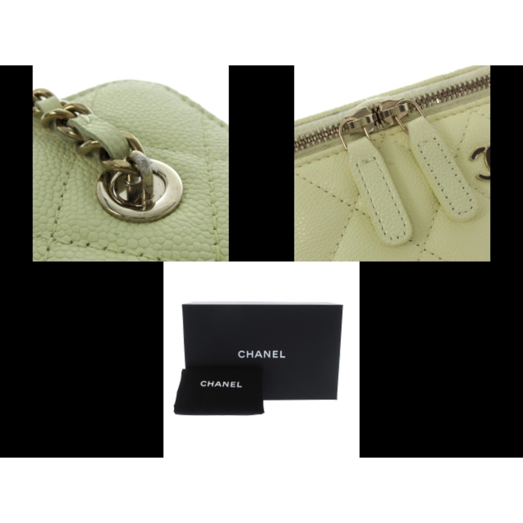 CHANEL マトラッセ バニティ チェーンバッグ キャビアスキン 鏡 CHANEL - CHANEL(シャネル) バニティバッグ レディース
