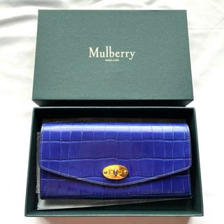 マルベリー(Mulberry)の【希少カラー】mulberry マルベリー ダーリーウォレット フラップ長財布(財布)