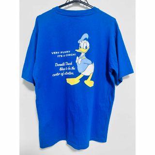 ディズニー(Disney)のドナルドダック　半袖　Tシャツ　ブルー　青　М　新品　未使用　DD　ディズニー(Tシャツ(半袖/袖なし))