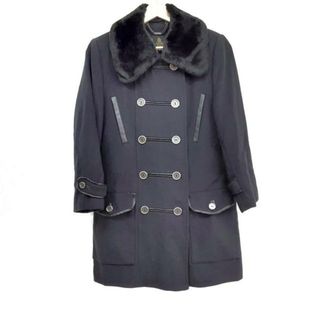 Barbour - Barbour(バーブァー) コート サイズUK 8 レディース美品  - ダークグレー×黒 長袖/秋/冬