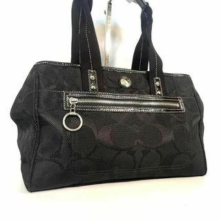 コーチ(COACH)の【美品】COACH シグネチャー 総柄 トートバッグ 肩掛け F14876(トートバッグ)