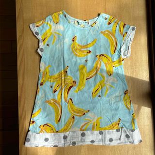 ハッカ(HAKKA)のバナナ柄　シャツ 120(Tシャツ/カットソー)
