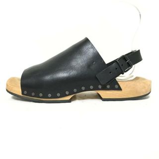 trippen - trippen(トリッペン) サンダル 40 メンズ - 黒 レザー trippen - trippen(トリッペン) サンダル 40 メンズ - 黒 レザー
