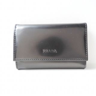 プラダ(PRADA)のPRADA(プラダ) キーケース - M222 黒 5連フック レザー(キーケース)