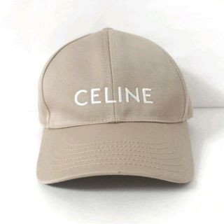 CELINE(セリーヌ) キャップ M - ベージュ コットン