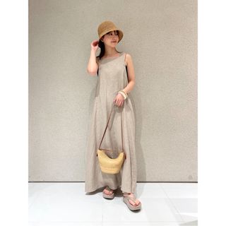 plage / プラージュ   LINEN MAXI ドレス　リネンマキシドレス