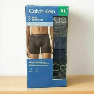 Calvin Klein - 【新品・未開封】カルバンクライン マイクロメッシュ ボクサーパンツ 3枚 XL