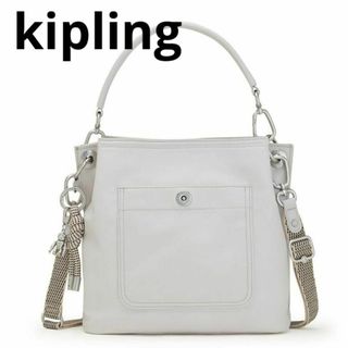 kipling - キプリング ショルダーバッグ THAIS(Chalk White PB）