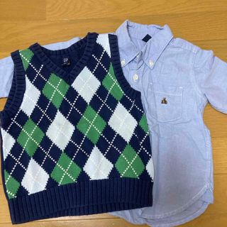 GAP/ベストシャツセット95/フォーマル