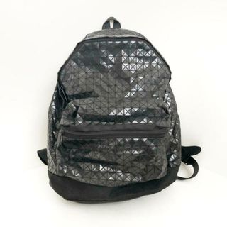 バオバオイッセイミヤケ(BaoBaoIsseyMiyake)のBAOBAO ISSEYMIYAKE(バオバオイッセイミヤケ) リュックサック - BB51-AG831 黒 ポリウレタン×コットン×ナイロン(リュック/バックパック)