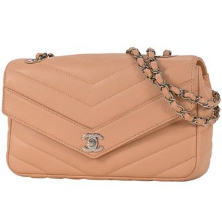 シャネル(CHANEL)のシャネル Vステッチ チェーン ショルダーバッグ レディース 【中古】(ショルダーバッグ)