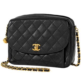 シャネル(CHANEL)のシャネル ココマーク チェーン ショルダーバッグ レディース 【中古】(ショルダーバッグ)