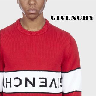 ジバンシィ(GIVENCHY)のジバンシィ✨BM9063401M リバースロゴ セーター 厚手　コットン M(ニット/セーター)