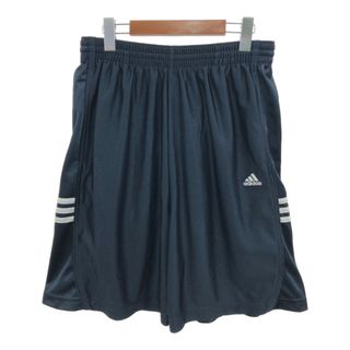 アディダス(adidas)のadidas アディダス ジャージ ショートパンツ スポーツ ネイビー (メンズ M) 中古 古着 Q7967(ショートパンツ)