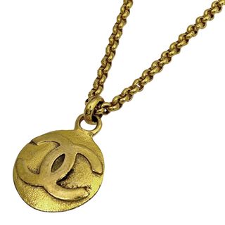 CHANEL - シャネル ココマーク チェーン ネックレス GP 【中古】