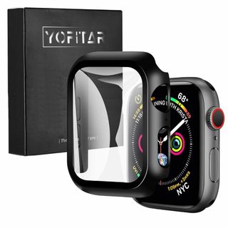 【サイズ:45mm_色:ブラック】YOFITAR Apple Watch 用 ケ(その他)