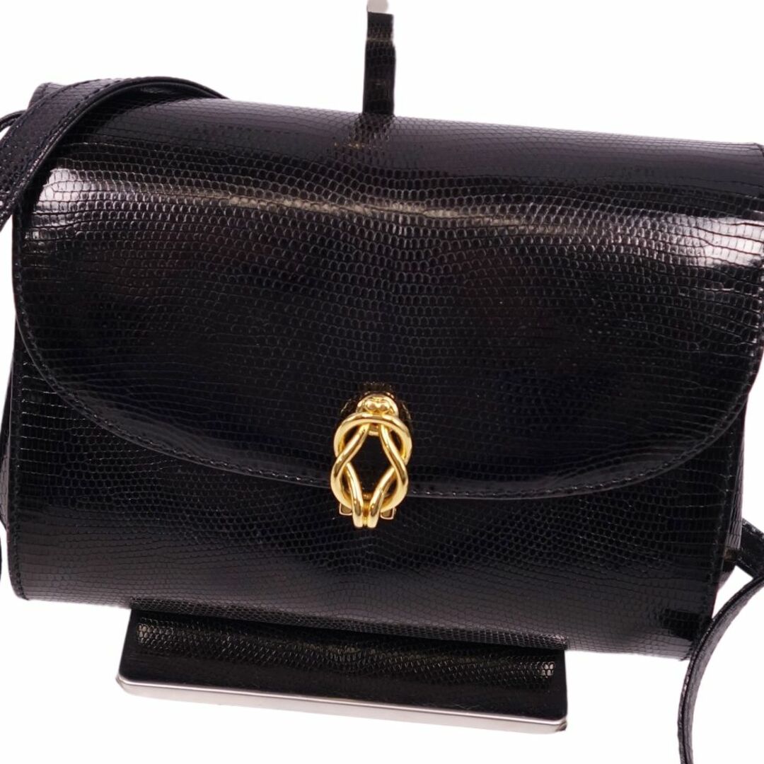 GUCCI - 美品 Vintage グッチ GUCCI ショルダーバッグ リザード GUCCI - 美品 Vintage グッチ GUCCI ショルダーバッグ リザード