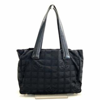 シャネル(CHANEL)のCHANEL(シャネル) トートバッグ レディース ニュートラベルライントートPM 黒 ナイロン×レザー(トートバッグ)