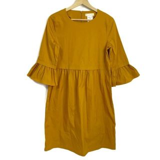 S Max Mara(マックスマーラ) ワンピース サイズ38 S レディース美品  - ブラウン 長袖/ひざ丈(その他)