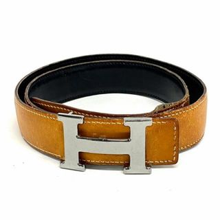 エルメス(Hermes)のHERMES(エルメス) ベルト 80 ブラウン シルバー金具 レザー(ベルト)