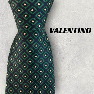 ヴァレンティノ(VALENTINO)の【6201】美品！ヴァレンティノ　ネクタイ　グリーン系(ネクタイ)