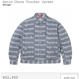 シュプリーム(Supreme)のL supreme denim chore trucker jacket(Gジャン/デニムジャケット)