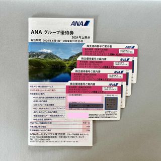 エーエヌエー(ゼンニッポンクウユ)(ANA(全日本空輸))の全日空 ANA 株主優待券 4枚 ＋ グループ優待券(その他)