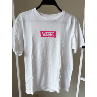 ヴァンズ(VANS)のVANS Tシャツ ピンク ホワイト ロゴT(シャツ/ブラウス(半袖/袖なし))