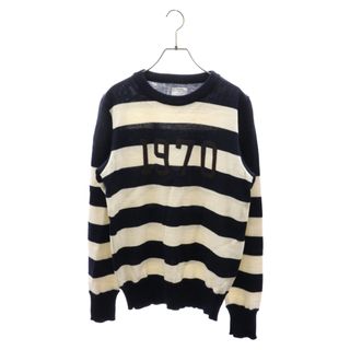 ヴィスヴィム(VISVIM)のVISVIM ヴィスヴィム 15SS CREW NECK SWEATER Y.O.B. FR ボーダー ウール クルーネック ニット セーター ホワイト/ネイビー 0115105015004(ニット/セーター)