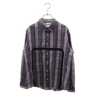 ヴィスヴィム(VISVIM)のVISVIM ヴィスヴィム 12AW NATION SHIRT L/S コットン ボタンダウン 長袖シャツ ネイビー 0112205011024(シャツ)