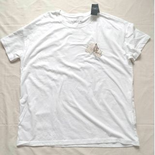 Abercrombie&Fitch♡アバクロ レディース 胸ロゴTシャツ Lサイ