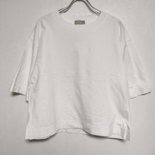 マーガレットハウエル(MARGARET HOWELL)のMARGARET HOWELL 578-2168001 コットン 半袖Ｔシャツ カットソー ホワイト レディース マーガレットハウエル【中古】4-0515S∞(Tシャツ(半袖/袖なし))