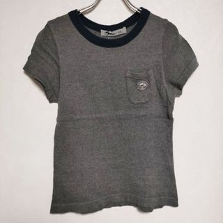 45R/45rpm PEANUTSスビンニットソークレリックTシャツスヌーピー 定価14300円 半袖Ｔシャツ カットソー グレー レディース フォーティーファイブアールピーエム【中古】4-0515S∞