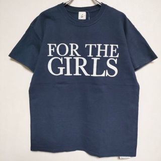 ROKU 6 BEAUTY&YOUTH FOR THE GIRLS T-SHIRT プリント 半袖Ｔシャツ カットソー ネイビー レディース ロクビューティアンドユース【中古】4-0515S∞