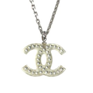 シャネル(CHANEL)の[USED/中古]CHANEL シャネル ネックレス・チョーカー ココマーク ラインストーン 05P クリア シルバー ペンダント 中古 tdc-001057-4c(ネックレス)