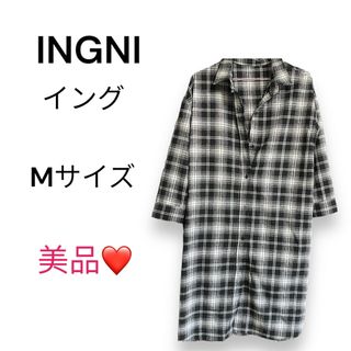 INGNI - ＊INGNI チェックシャツ シャツワンピース＊