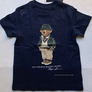 ラルフローレン(Ralph Lauren)の3t100cm 半袖　紺　グリーンハットベア　ラルフローレン(Tシャツ/カットソー)