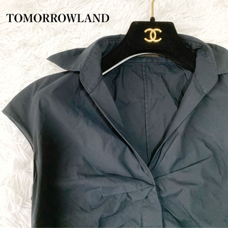 TOMORROWLAND - 美品 トゥモローランド ストレッチスキッパーシャツ コットン混 38サイズ