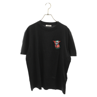 ヴァレンティノ(VALENTINO)のVALENTINO ヴァレンチノ 19AW×UNDERCOVER アンダーカバー ロゴ刺繍 半袖Tシャツカットソー ブラック SV0MG04H5SY(Tシャツ/カットソー(半袖/袖なし))