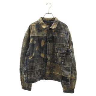 キャピタル(KAPITAL)のKAPITAL キャピタル 1st Boro Denim Jacket EK-1291 カントリー ファーストボロデニムジャケット インディゴ EK-1291(Gジャン/デニムジャケット)