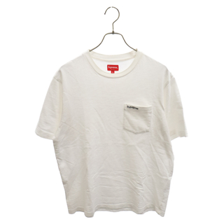 シュプリーム(Supreme)のSUPREME シュプリーム 22SS Classic Logo Pocket Tee S/S クラシック ワンポイントロゴ 胸ポケット 半袖Tシャツ ホワイト(Tシャツ/カットソー(半袖/袖なし))